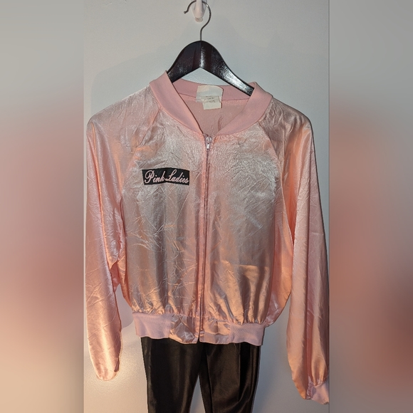 Pink Ladies Halloween Costume (Jacket and Black Pants) - Picture 4 of 7